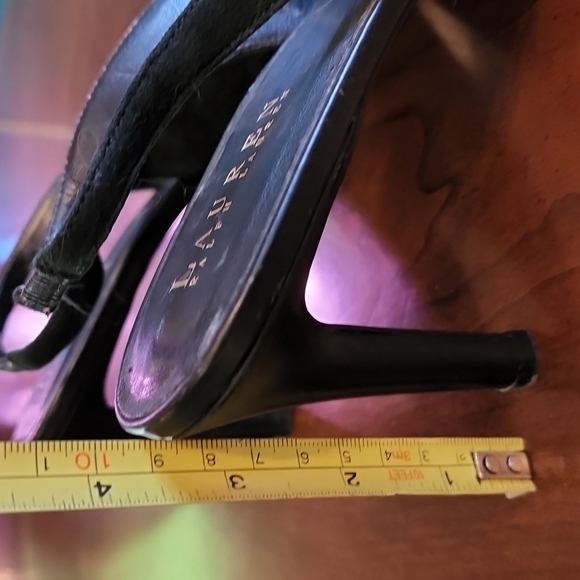 RALPH LAUREN leather and suede kitten heels - Picture 8 of 14